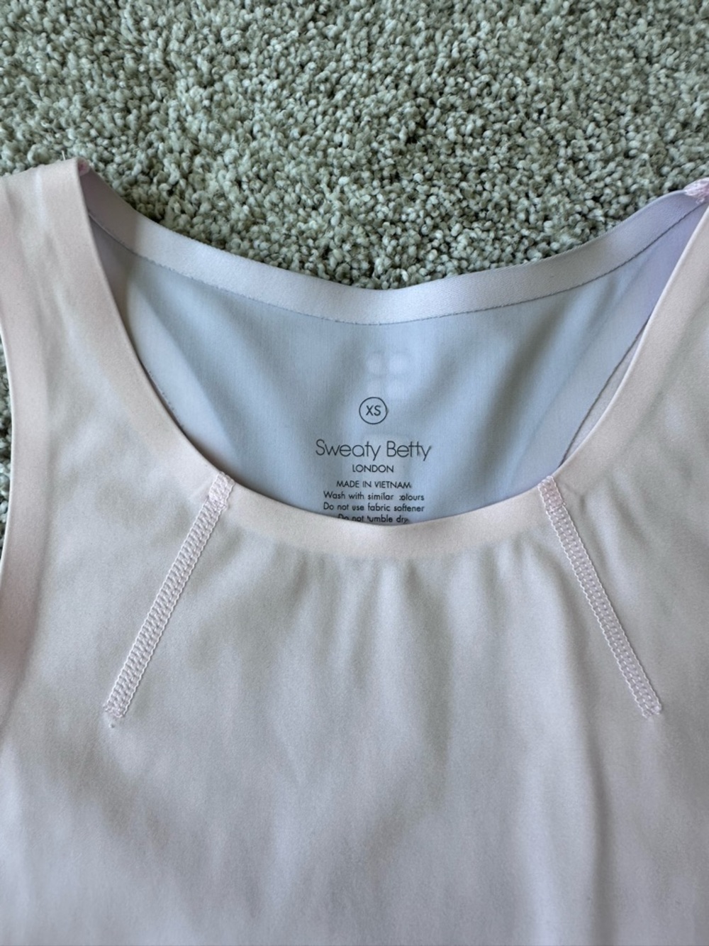 Sweaty Betty Pink Racerback Tank Top Athletic Workout Gym Activewear - Picture 2 of 7